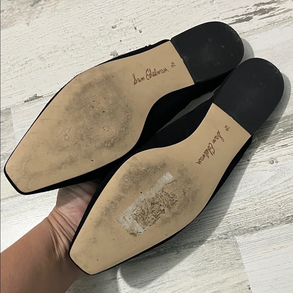 Sam Edelman Connell Black Slingback Flats Size 7.5 - Picture 7 of 9
